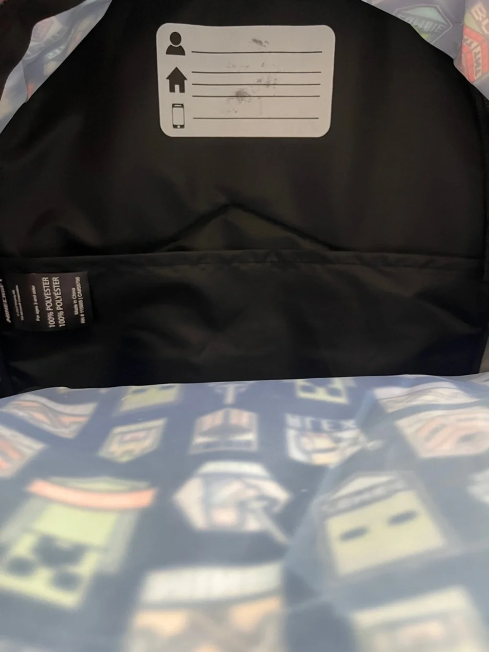 Minecraft Kids Backpack with Green Creeper Graphic - Official - Picture 7 of 8